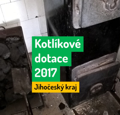 Kotlíková dotace Jihočeský kraj 2017 - informace